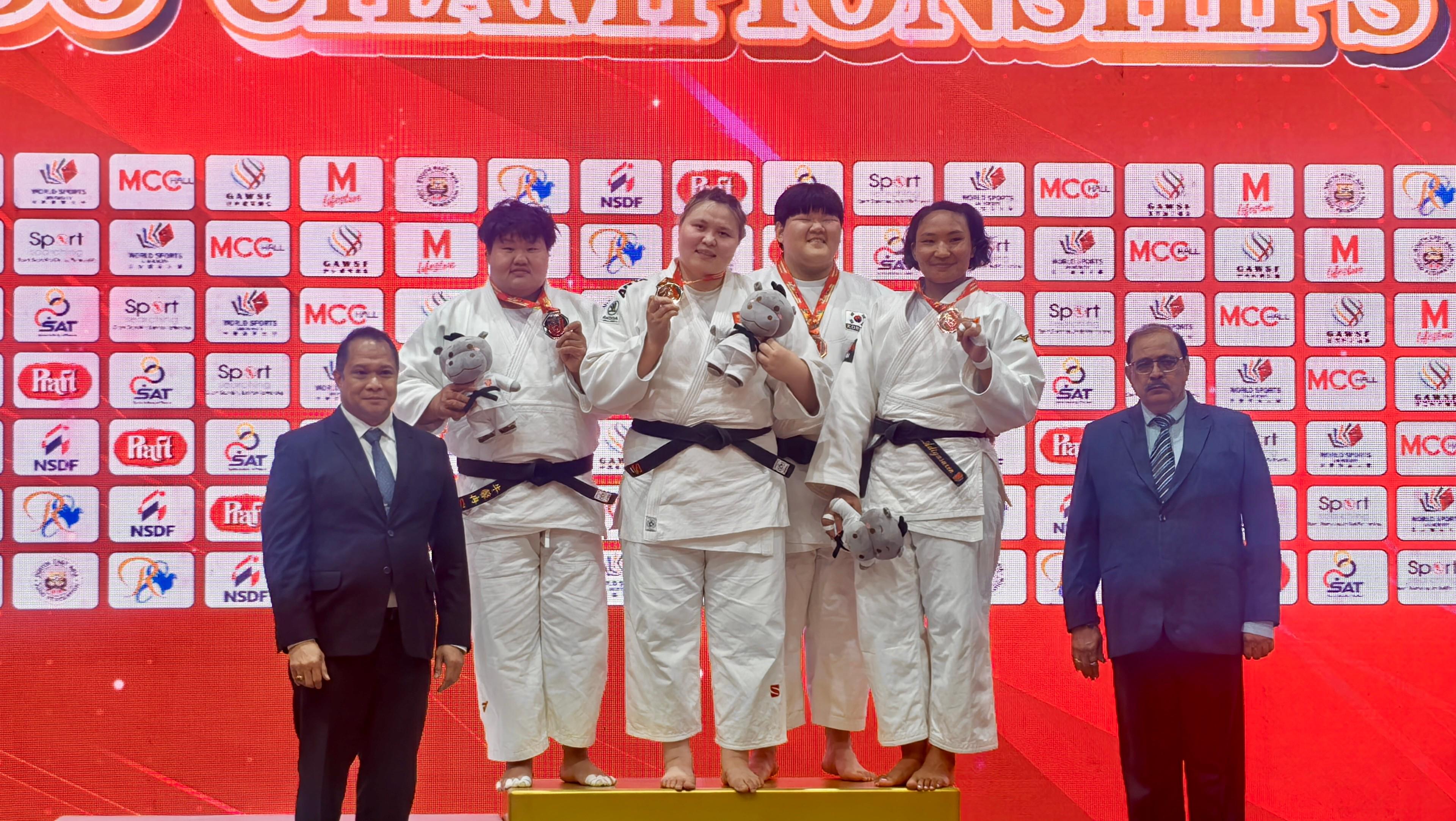 澳大利亚女子柔道选手喜获奖牌 澳大利亚女子柔道选手喜获奖牌