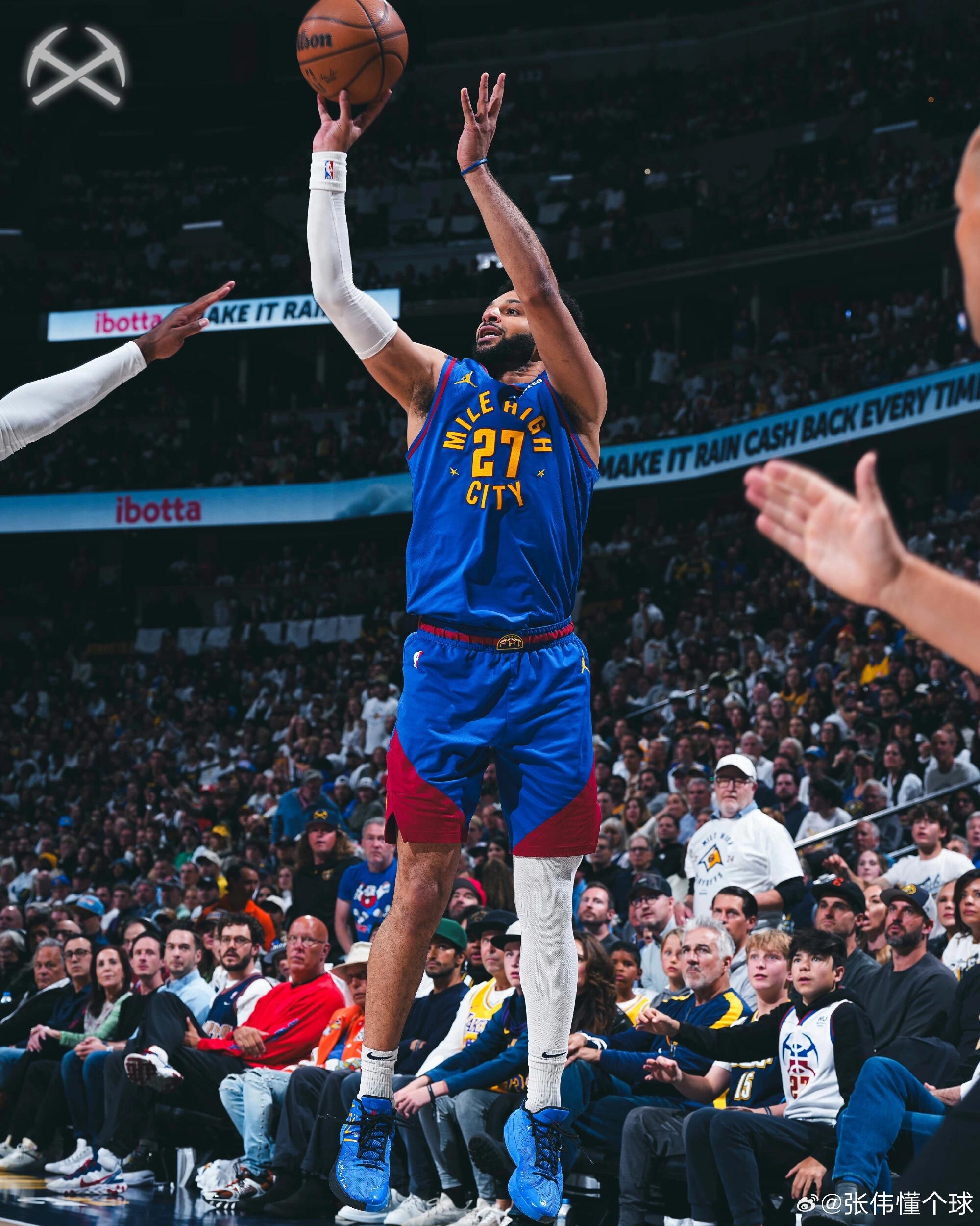 爱游戏体育链接-掘金内线强力守护篮板，奠定胜利基础