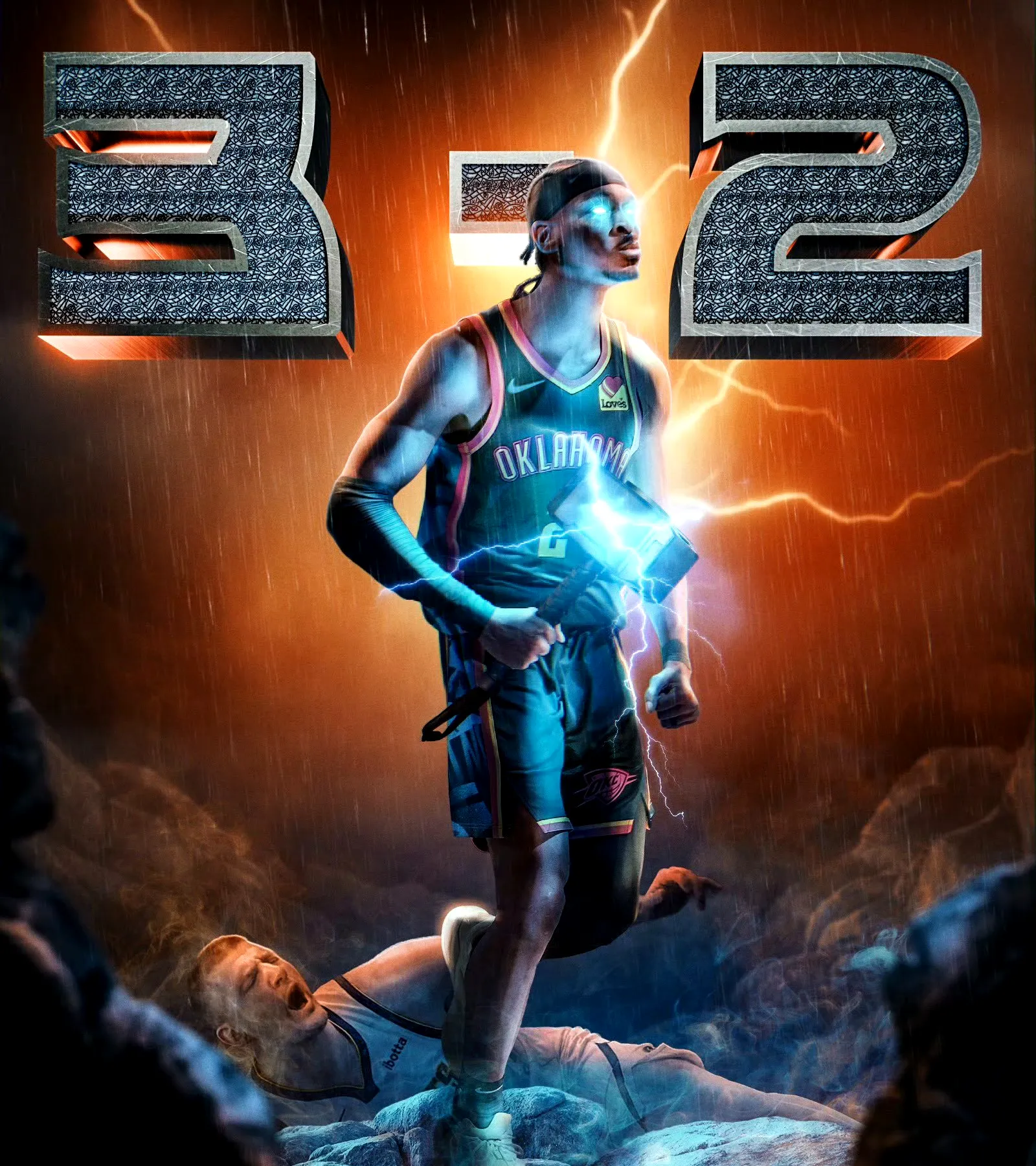 掘金内线强力守护篮板,奠定胜利基础 掘金内线强力守护篮板,奠定胜利基础